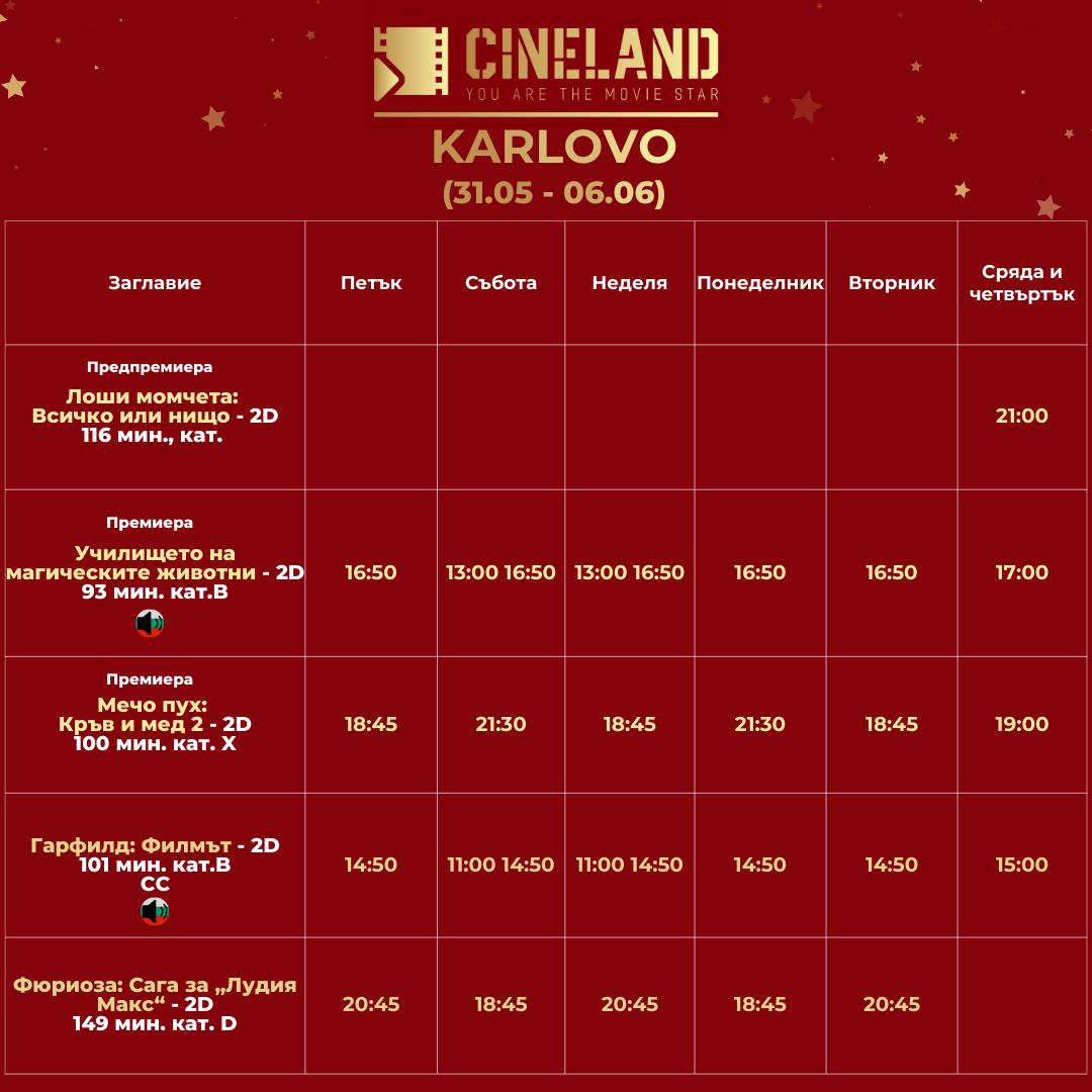 CineLand :      31  - 06  2024